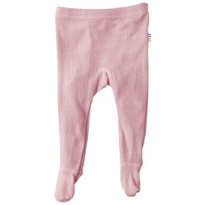 Joha Leggings m. Fødder – Uld – Old Rose / Rosa