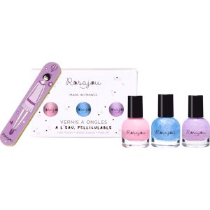 Rosajou Neglelakker – 4 Pak – Flamingo – Givré – Lavender + Neglefil