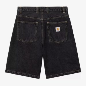 Carhartt WIP Brandon Short Black stone washed